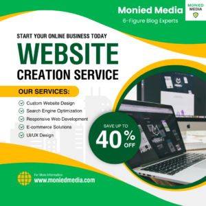 Monied Media: Website Creation Service